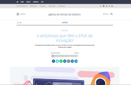 <h6><a href="http://v48x8x4zc88.c.updraftclone.com/wp-content/uploads/2022/03/6-empresas-que-tem-o-DNA-da-inovacao-Agencia-de-Noticias-da-Industria.pdf" target="_blank" rel="noopener">6 empresas que têm o DNA da inovação! </a></h6><p><a href="http://v48x8x4zc88.c.updraftclone.com/wp-content/uploads/2022/03/6-empresas-que-tem-o-DNA-da-inovacao-Agencia-de-Noticias-da-Industria.pdf">Portal da Indústria</a></p>