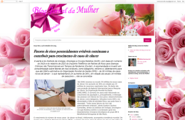 <h6><a href="http://blogjornaldamulher.blogspot.com/2023/09/fatores-de-risco-potencialmente.html" target="_blank" rel="noopener">Fatores de risco potencialmente evitáveis continuam a contribuir para crescimento de casos de câncer</a></h6><p><a href="http://blogjornaldamulher.blogspot.com/2023/09/fatores-de-risco-potencialmente.html" target="_blank" rel="noopener">Blog Jornal da mulher</a></p>