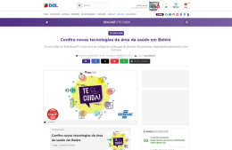 <h6><a href="https://dol.com.br/dolcast/tecuida/821356/confira-novas-tecnologias-da-area-da-saude-em-belem?d=1" target="_blank" rel="noopener">Confira novas tecnologias da área da saúde em Belém</a></h6><p><a href="https://dol.com.br/dolcast/tecuida/821356/confira-novas-tecnologias-da-area-da-saude-em-belem?d=1" target="_blank" rel="noopener">Te Cuida - DOLCast - UOL</a></p>