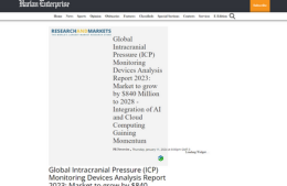 <h6><a href="https://smb.harlandaily.com/article/Global-Intracranial-Pressure-ICP-Monitoring-Devices-Analysis-Report-2023-Market-to-grow-by-dollar840-Million-to-2028-Integration-of-AI-and-Cloud-Computing-Gaining-Momentum?storyId=65a073cd49109523a574b2f6" target="_blank" rel="noopener">Global Intracranial Pressure (ICP) Monitoring Devices Analysis Report 2023: Market to grow by $840 Million to 2028 - Integration of AI and Cloud Computing Gaining Momentum</a></h6><p><a href="https://smb.harlandaily.com/article/Global-Intracranial-Pressure-ICP-Monitoring-Devices-Analysis-Report-2023-Market-to-grow-by-dollar840-Million-to-2028-Integration-of-AI-and-Cloud-Computing-Gaining-Momentum?storyId=65a073cd49109523a574b2f6" target="_blank" rel="noopener">Harlan Enterprise</a></p>