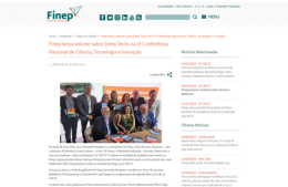 <h6><a href="http://www.finep.gov.br/noticias/todas-noticias/6824-finep-coordena-painel-sobre-deep-techs-na-5-conferencia-nacional-de-ciencia-tecnologia-e-inovacao" target="_blank" rel="noopener">Finep lança volume sobre Deep Techs na 5ª Conferência Nacional de Ciência, Tecnologia e Inovação</a></h6><p><a href="http://www.finep.gov.br/noticias/todas-noticias/6824-finep-coordena-painel-sobre-deep-techs-na-5-conferencia-nacional-de-ciencia-tecnologia-e-inovacao" target="_blank" rel="noopener">FINEP - Financiadora de Inovação e Pesquisa</a></p>