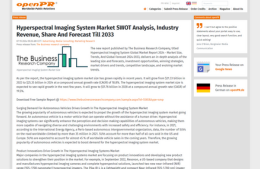 <h6><a href="https://www.openpr.com/news/3589558/hyperspectral-imaging-system-market-swot-analysis-industry" target="_blank" rel="noopener">Hyperspectral Imaging System Market SWOT Analysis, Industry Revenue, Share And Forecast Till 2033</a></h6><p><a href="https://www.openpr.com/news/3589558/hyperspectral-imaging-system-market-swot-analysis-industry" target="_blank" rel="noopener">OpenPR.com</a></p>