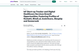 <h6><a href="https://es-us.finanzas.yahoo.com/news/iot-start-tracker-digital-healthcare-084300118.html" target="_blank" rel="noopener">IoT Start-up Tracker and Digital Healthcare Services Growth Opportunities, Featuring Profiles of Kontakt, Binah.ai, brain4care, SleepUp and Sensorweb</a></h6><p><a href="https://es-us.finanzas.yahoo.com/news/iot-start-tracker-digital-healthcare-084300118.html" target="_blank" rel="noopener">Yahoo! ES</a></p>