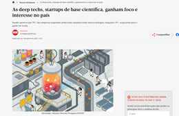 <h6><a href="https://jornalggn.com.br/desenvolvimento/as-deep-techs-ganham-foco-e-interesse-no-pais/#google_vignette" target="_blank" rel="noopener">as deep techs, startups de base científica, ganham foco e interesse no país</a></h6><p><a href="https://jornalggn.com.br/desenvolvimento/as-deep-techs-ganham-foco-e-interesse-no-pais/#google_vignette" target="_blank" rel="noopener">Jornal GGN</a></p>